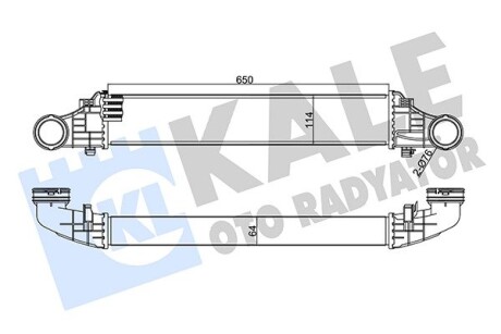 DB інтеркулер W211 2.0/3.2CDI 02- Kale 344985