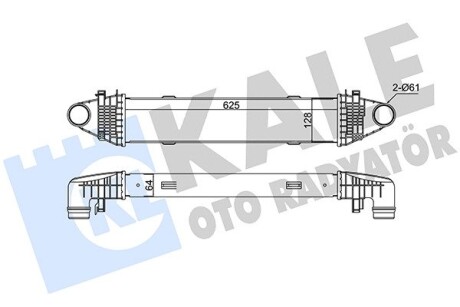 DB Интеркулер W204/212 09- Kale 345010