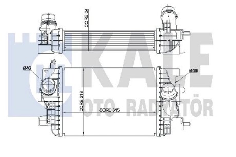 OPEL інтеркулер Meriva B 1.3CDTI 10- Kale 345060