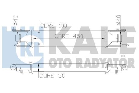 OPEL інтеркулер Corsa D 1.3CDTI 06- Kale 345600