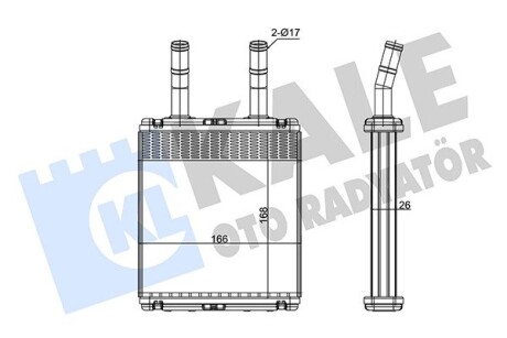 HYUNDAI Радиатор отопления Accent I,II,Coupe,Getz,lantra II,Pony Kale 346380
