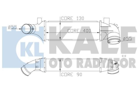 FORD інтеркулер Transit 2.0DI/TDCi 00- Kale 346600
