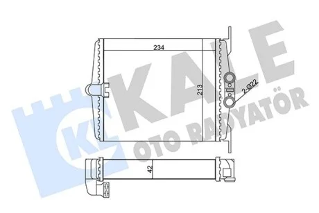 KALE DB радіатор опалення S-Class W140 Kale 346630