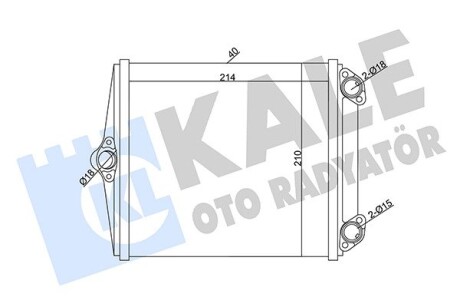 DB Радіатор опалення W126 79- Kale 346645