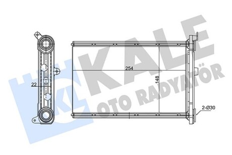 BMW Радіатор опалення 1 E81/87,3 E90,X1 E84,X3 F25,X4 F26 Kale 346755