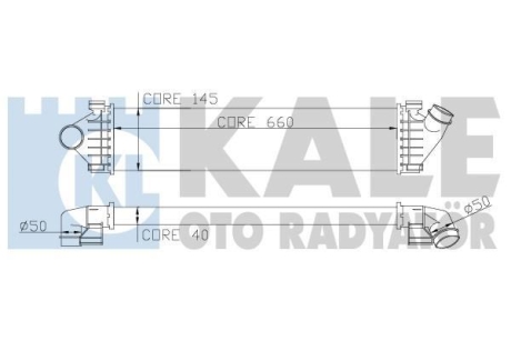 FORD інтеркулер C-Max,Focus II,III,Galaxy,Kuga I,II,Mondeo IV,S-Max 1.6/2.0TDCi,Volvo S60 II,S80 II,V70 III Kale 347000 (фото 1)