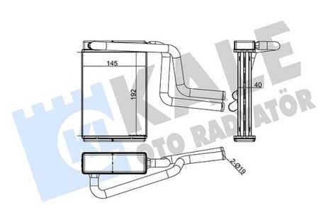 Радиатор отопителя Ford Mondeo I, II, III Kale 347130