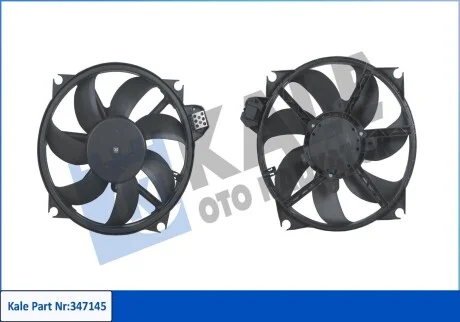 Вентилятор охлаждения радиатора Renault Megane III, Fluence KALE OTO RADYATOR Kale 347145