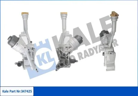 KALE FIAT Оливний радіатор (з корпусом) 500 1.3 09-, DOBLO 1.3, 1.4 10-, LANCIA, OPEL, VAUXHALL Kale 347425