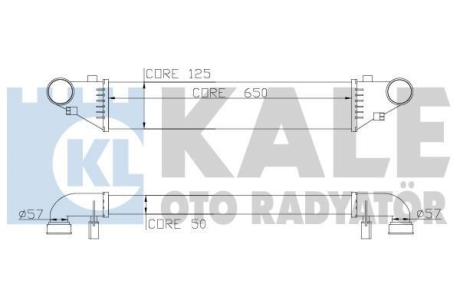 Інтеркулер W203 2.0/2.7CDI Kale 347500