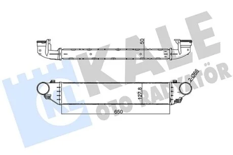 KALE інтеркулер W203 2.0/2.7CDI Kale 347500
