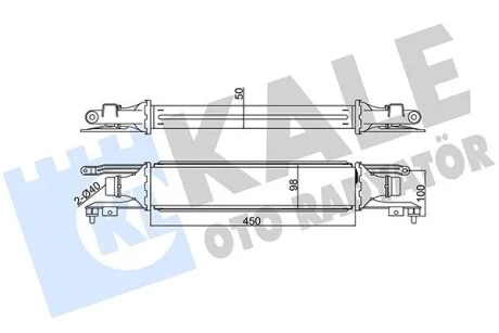 KALE OPEL інтеркулер Corsa D 1.3CDTI 06- Kale 348400