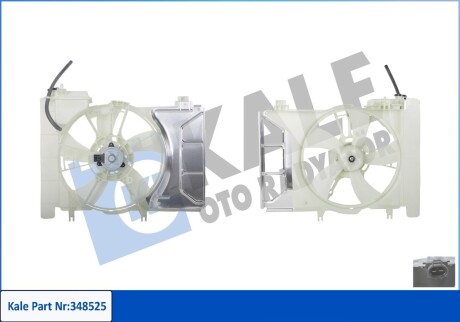 TOYOTA Вентилятор радіатора Yaris 1.0 05- Kale 348525