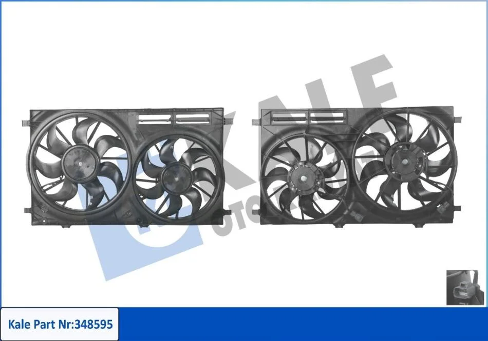 KALE FORD Вентилятор радіатора (з дифузором) TRANSIT CUSTOM V362 15-, TRANSIT V363 13- Kale 348595 (фото 1)