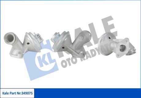 Клапан EGR Citroen C3, Xsara, Ford Fiesta, Fusion, Peugeot 206 OTO RADYATOR Kale 349075