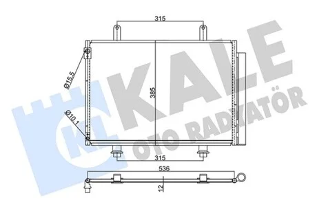 KALE SUZIKI радіатор кондиціонера Swift IV 10- Kale 350640