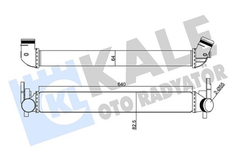 Интеркулер Audi A1 - Seat Ibiza IV, Ibiza Iv St, Toledo IV - Skoda Fabia II OTO RADYATOR Kale 350870