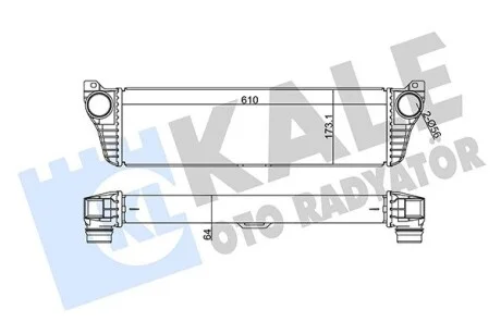 KALE DB інтеркулер Vito 2.2CDI 10- Kale 350905