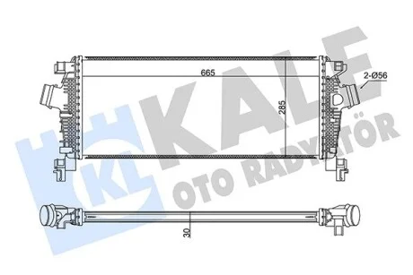 KALE OPEL інтеркулер Insignia,Zafira,Chevrolet Cruze 1.4 Kale 350925