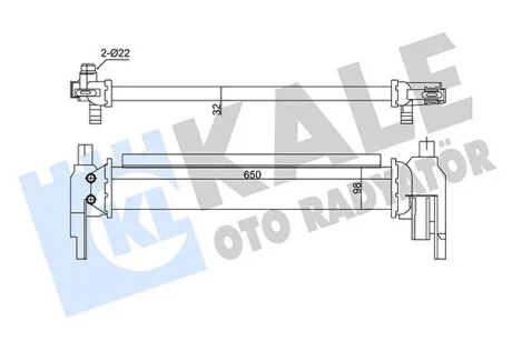 KALE VW інтеркулер Audi A3,Q2,Golf VII,Touran,Skoda Octavia IV,Yeti 1.2TSI/1.6TDI Kale 350940