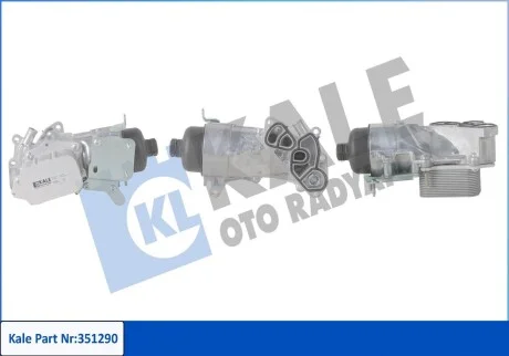 KALE CITROEN Оливний радіатор Berlingo, C3 II, C4 II, Grand Picasso, Mitsubishi, Peugeot 207/208/308, Partner 1.6 HDI 08- Kale 351290