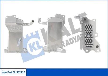 KALE VW радіатор клапана EGR Amarok,Golf VI 2.0TDI 09- Kale 352210
