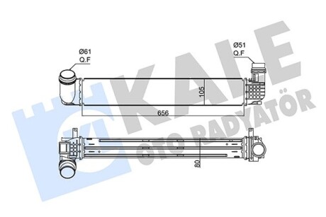 RENAULT інтеркулер Grand Scenic III,Megane III 1.9dCi/2.0TCe Kale 352265