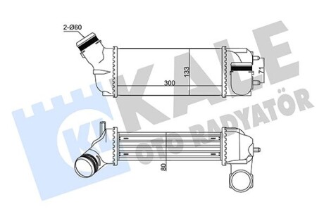 CITROEN інтеркулер C4 I,Grand Picasso,Peugeot 307/308 2.0HDI 03- Kale 352305