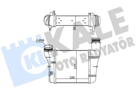 KALE VW інтеркулер Audi A4/6 1.9/2.0TDI Kale 352375