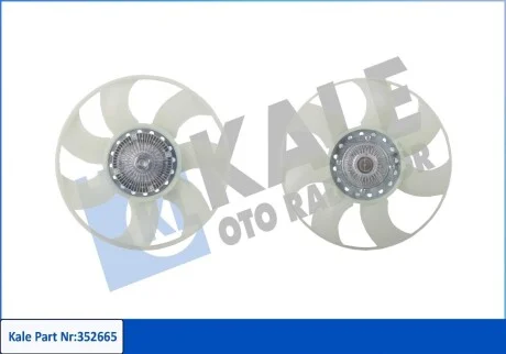 KALE FORD віскомуфта к-кт вентилятора радіатора Transit 2.4DI/TDE 00- Kale 352665