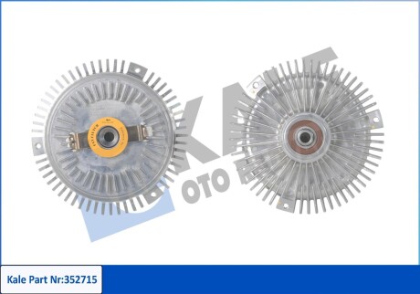 DB віскомуфта вентилятора радіатора W124/126 2.8/3.6 Kale 352715