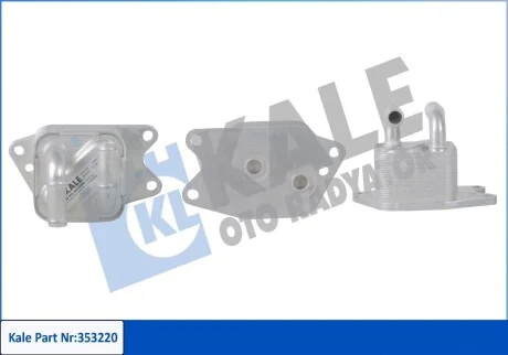 KALE VW масляний радіатор Polo,Skoda Fabia II,Rapid,Roomster Kale 353220
