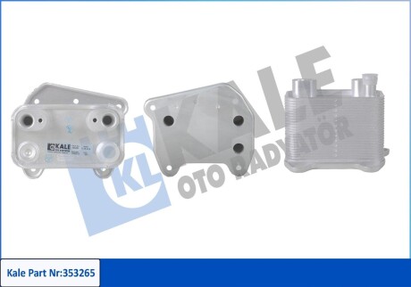 DB масляний радіатор W210/163 2.7/3.2CDI 99- Kale 353265