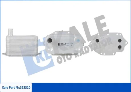 KALE BMW Оливний радіатор 3 E46/90,5 E60,6,7 E65,X3,X5 E70,X6 3.0d Kale 353310