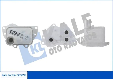 KALE OPEL Масляный радиатор Astra J,Corsa D,Meriva 10- Kale 353395