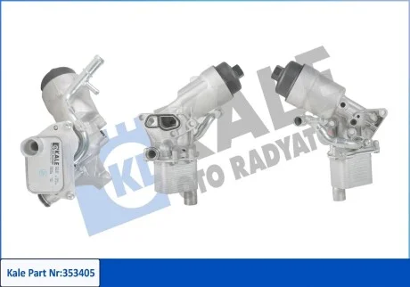 KALE OPEL Оливний радіатор Adam, Astra J, Corsa D/E, Insignia, Mokka, Zafira Tourer 1.4 09- Kale 353405