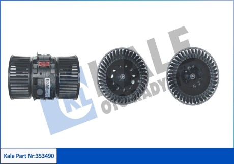 Электровентилятор отопителя Renault Scenic III, Grand Scenic III, Trafic III OTO RADYATOR Kale 353490