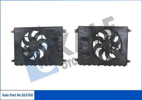 KALE FORD Вентилятор радіатора Galaxy, Kuga I, Mondeo IV, S-Max 1.6/2.0TDCi 06- Kale 353760