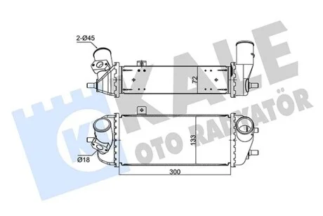 KALE HYUNDAI інтеркулер i20,Kia Soul,Venga 1.4/1.6CRDi 08- Kale 354135