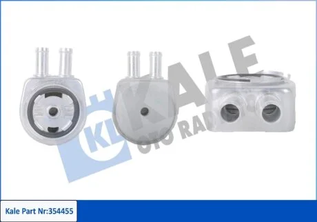KALE FORD Оливний радіатор (без корпуса) FOCUS III 2.0 12-, 2.3 15-, FOCUS IV 2.3 19-, MONDEO IV 2.0 10-, S-MAX 2.0 10-, JAGUAR, LAND ROVER, VOLVO Kale 354455