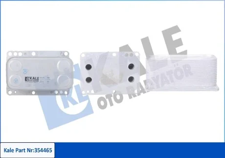 KALE RENAULT Масляный радіатор Espace IV, Koleos, Grand Scenic III,Laguna II,III, Latitude, Megane II,III, Trafic II, Opel Vivaro, Nissan Qashqai, X-Trail 2.0dCi Kale 354465