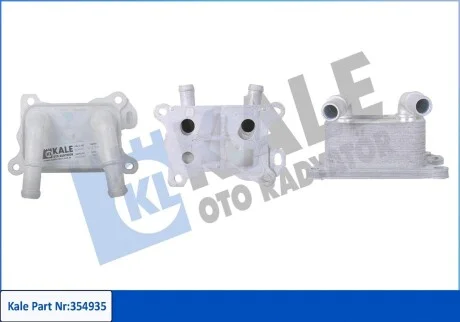 Радиатор масляный Renault Captur, Clio IV, Kadjar, Kangoo, Grand Kangoo KALE OTO RADYATOR Kale 354935