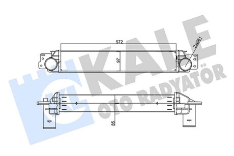 CHEVROLET Інтеркулер CAPTIVA 2.0 D 06-, OPEL Kale 356235