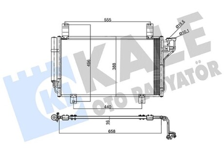 Радіатор кондиціонера Mazda Cx-5 Condenser OTO RADYATOR Kale 357795