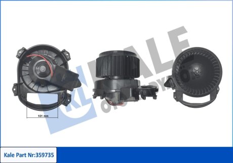 Електровентилятор обігрівача MB A-Class (12-), B-Class (11-), CLA (13-), GLA (13-) OTO RADYATOR Kale 359735
