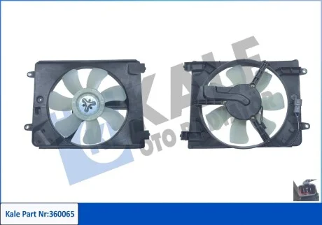 Вентилятор охолодження радіатора з кожухом Honda Civic VIII KALE OTO RADYATOR Kale 360065