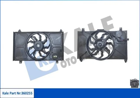 Вентилятор охлаждения радиатора с кожухом Hyundai Accent III KALE OTO RADYATOR Kale 360255