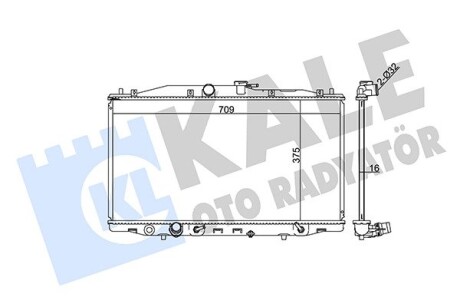 Радіатор охолодження OTO RADYATOR Kale 384100