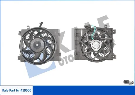 KALE OPEL вентилятор радіатора Combo Tour,Corsa C 1.2/1.8 00- Kale 419500
