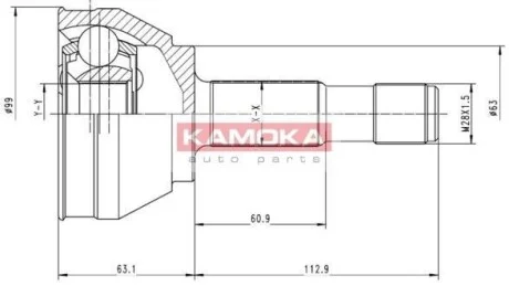 Шрус зовнішній KAMOKA 6152